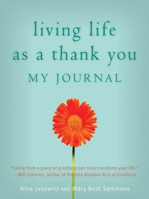cover image of Living Life as a Thank You Journal